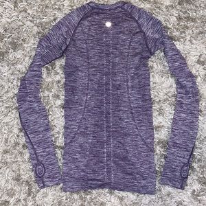 lululemon athletica Tops - Lululemon heathered purple swiftly tech longsleeve lululemon athletica Tops - Lululemon heathered purple swiftly tech longsleeve